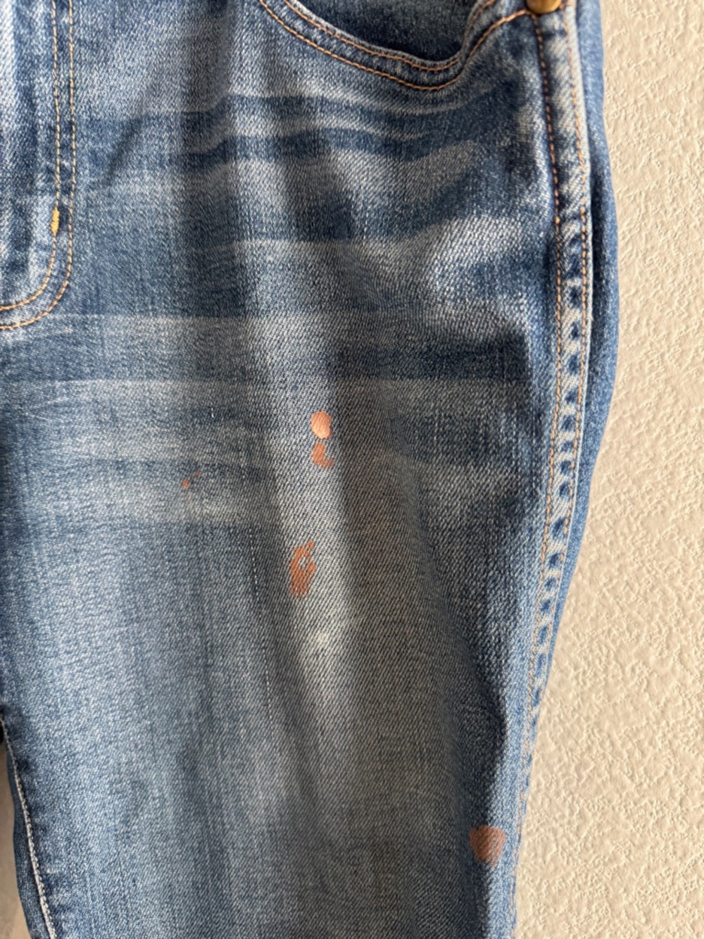 The Great. The Almost Skinny Jeans *Paint Marks* - Picture 4 of 10